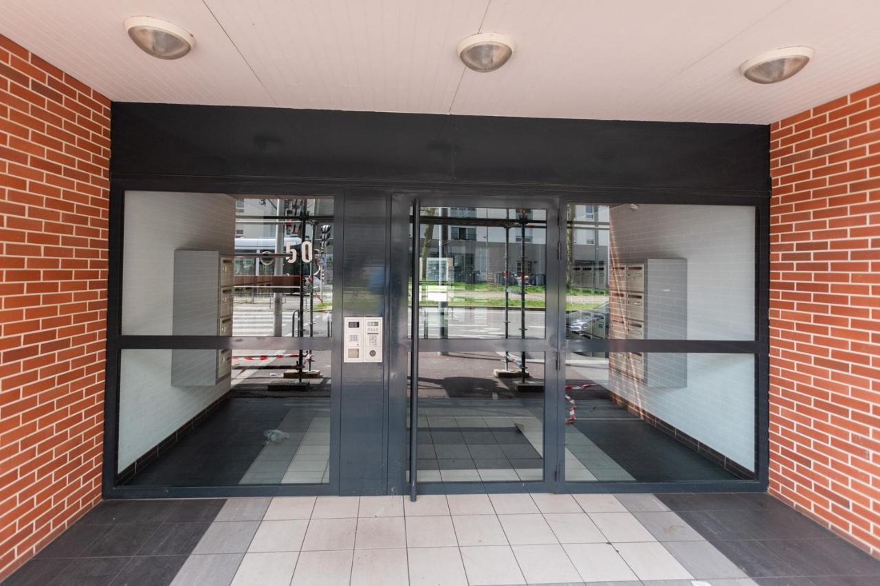 T3 Flat Moderne Sur 2 Etages Metro Parking Free Entrance Autonome Leilighet Rouen Eksteriør bilde